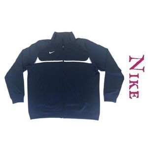Nike Full Zip Blue Training Jacket Sz XXL
